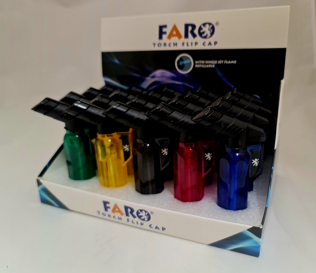 FARO Torch Flip Cap - Sturmfeuerzeug - 5er Set