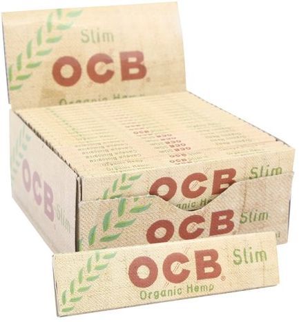 OCB Organic Hemp Slim - 50 Booklets à 32 Blättchen 109x44 mm