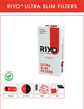 Lade das Bild in den Galerie-Viewer, Riyo Ultra Slim Filter 120 Stk
